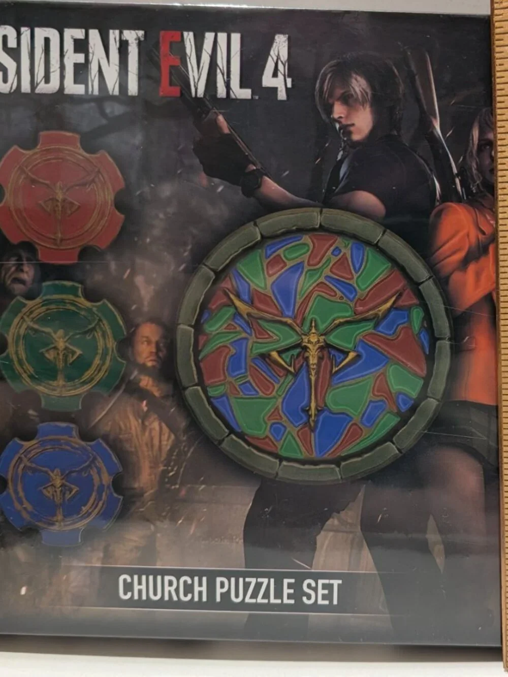 Resident Evil 4 Church Puzzle Medallions Set Of 4 Limited Edition Official Props